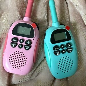 Pink and Blue Walkie Talkies